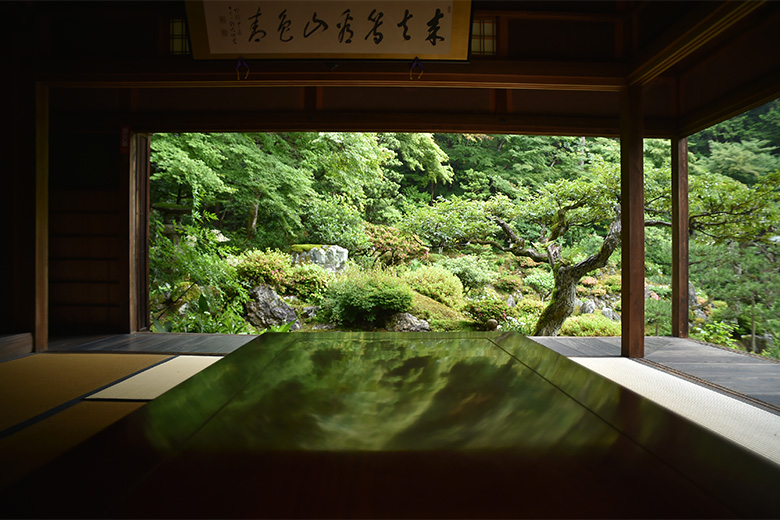 滋賀 青岸寺 枯山水庭園を眺めながら坐禅体験 喫茶でくつろぐひととき おみやげ付き