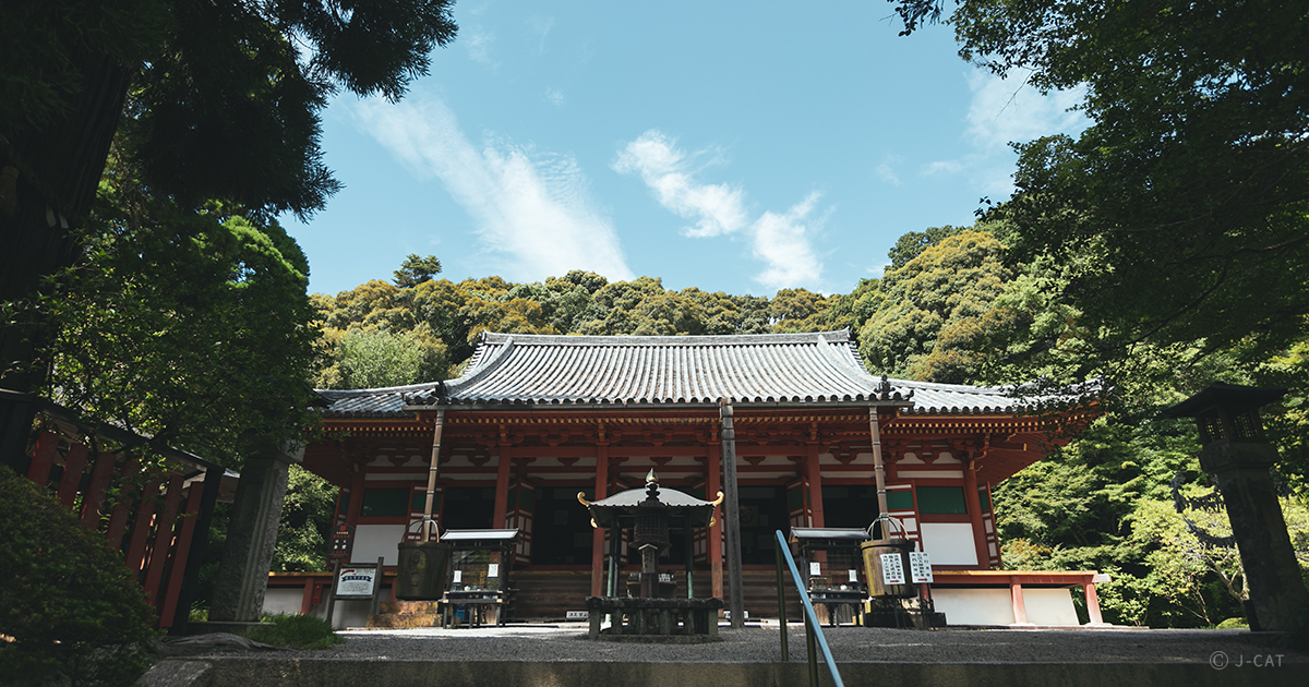 大阪「観心寺」国宝の金堂内陣を僧侶の解説で特別拝観＆瞑想体験 −予約困難店の創作精進料理付き−